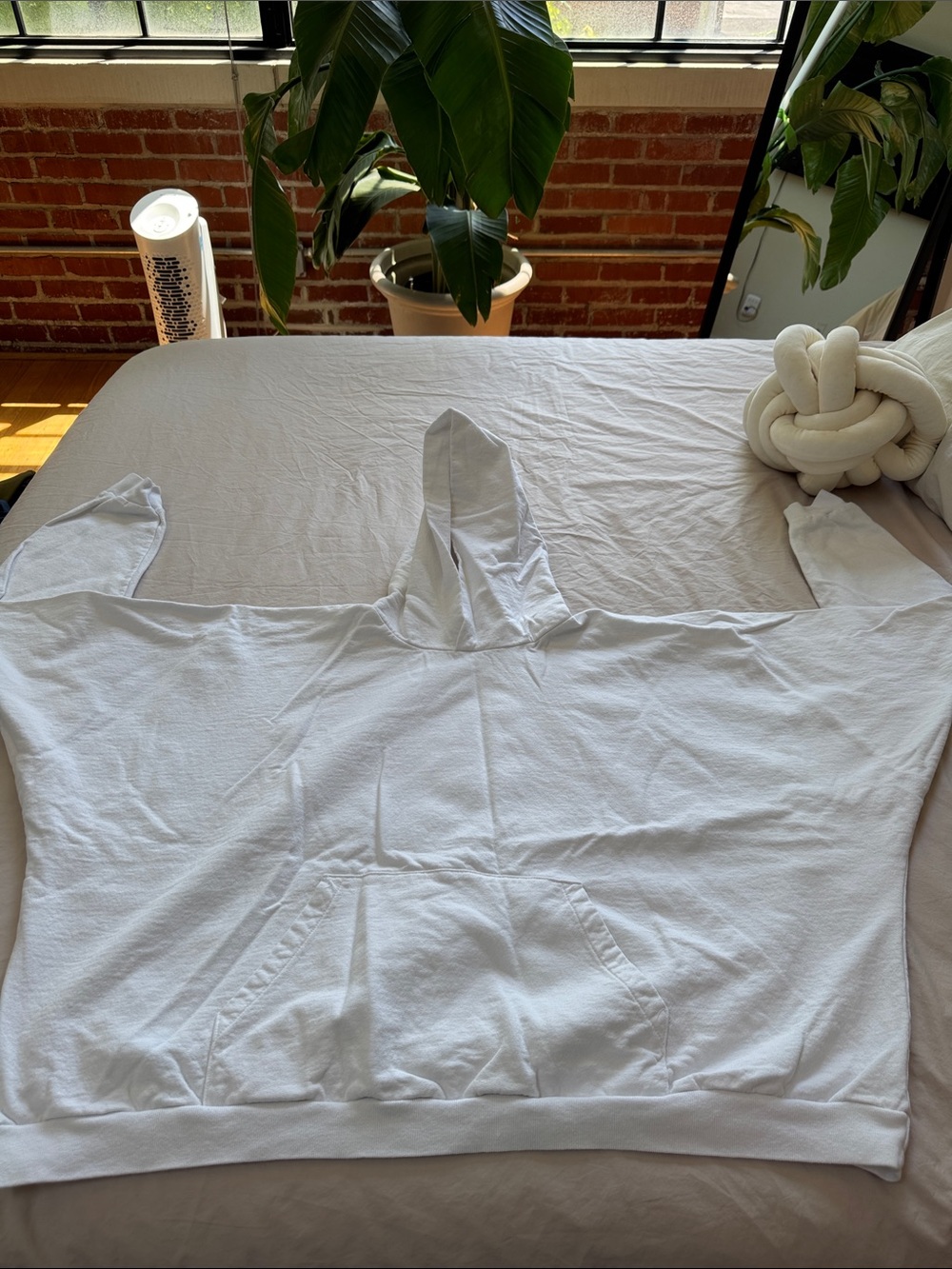 Yeezy White Pullover Hoodie